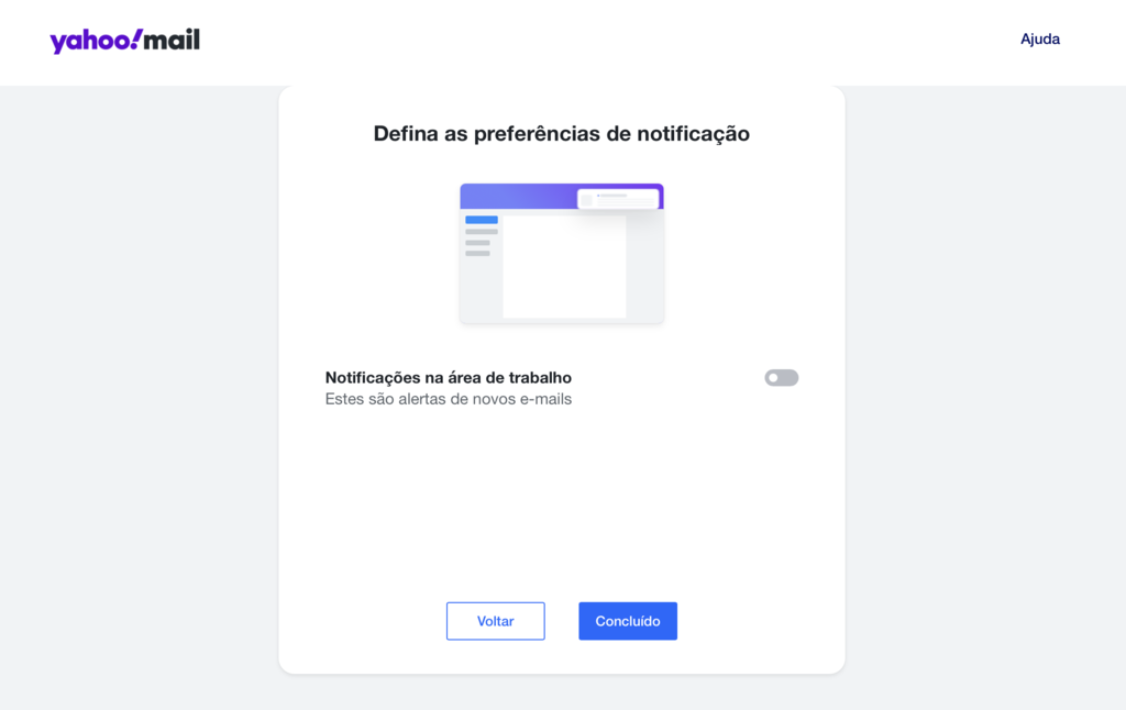 personalizar caixa de entrada no yahoo mail: notifica&ccedil;&otilde;es