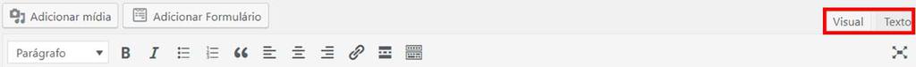 Como editar HTML no editor de texto cl&aacute;ssico do WordPress