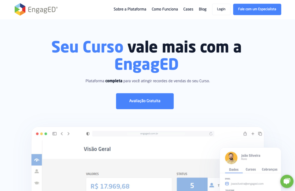 EngagED, plataforma de cursos online