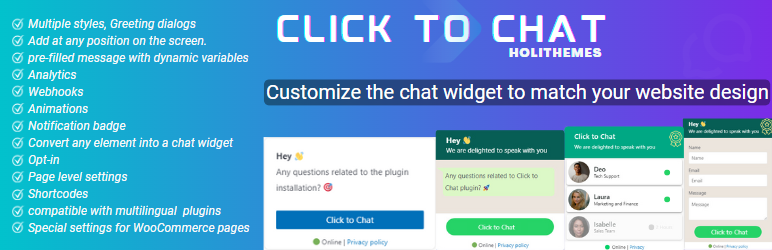 plugin click to chat para wordpress