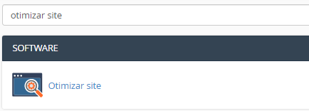ferramenta de otimização de site no cpanel
