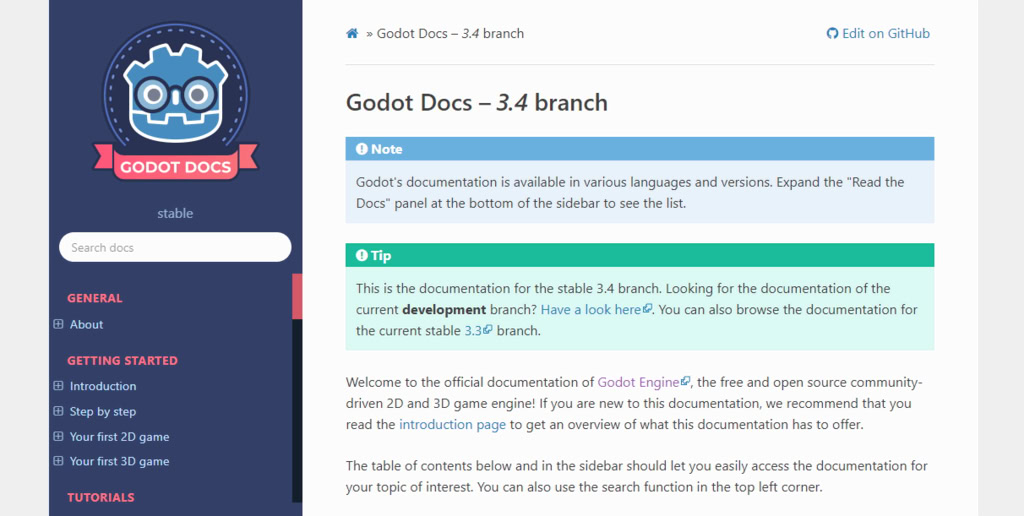 godot docs