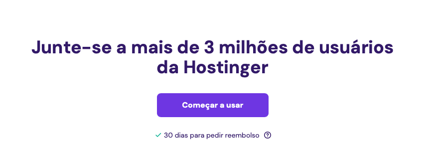 landing page sobre wordpress da hostinger