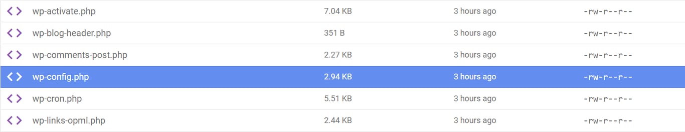 localizando arquivo wp-config no diret&oacute;rio do wordpress