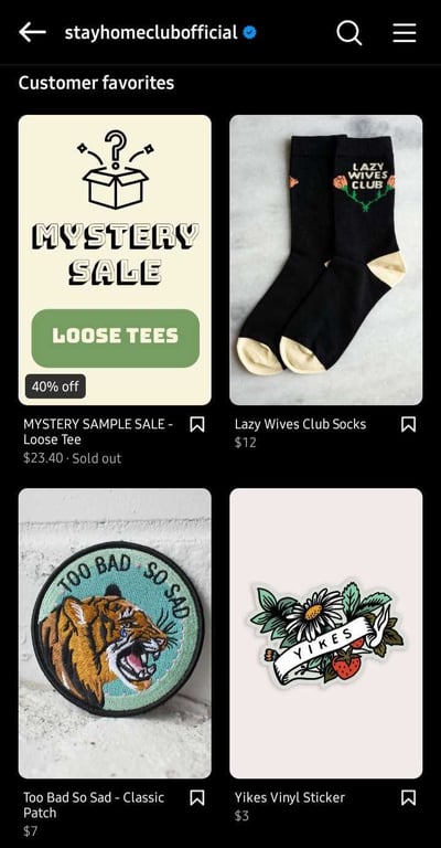 compras no Instagram