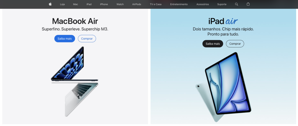 site oficial da apple