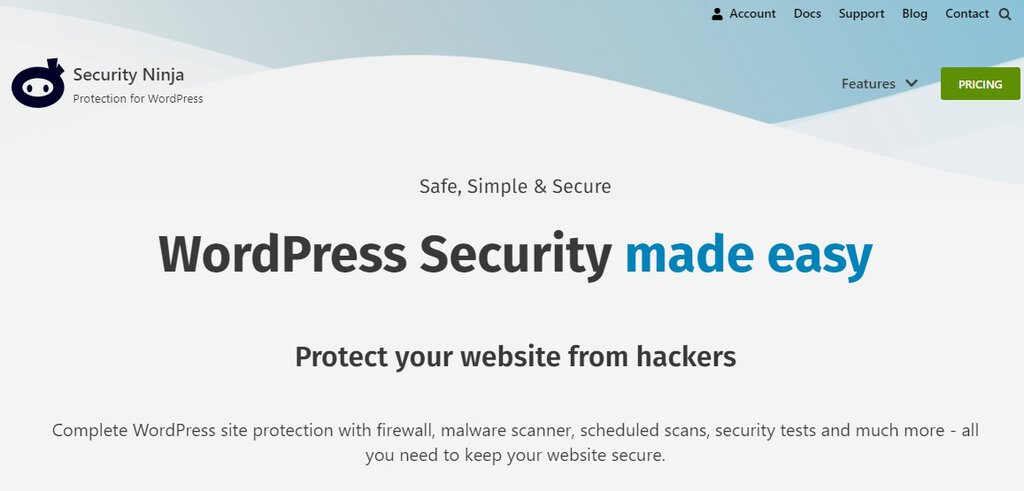 P&aacute;gina inicial do Security Ninja