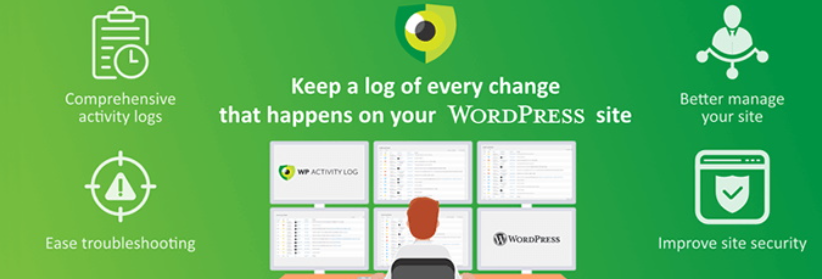 Banner do plugin WP Activity Log