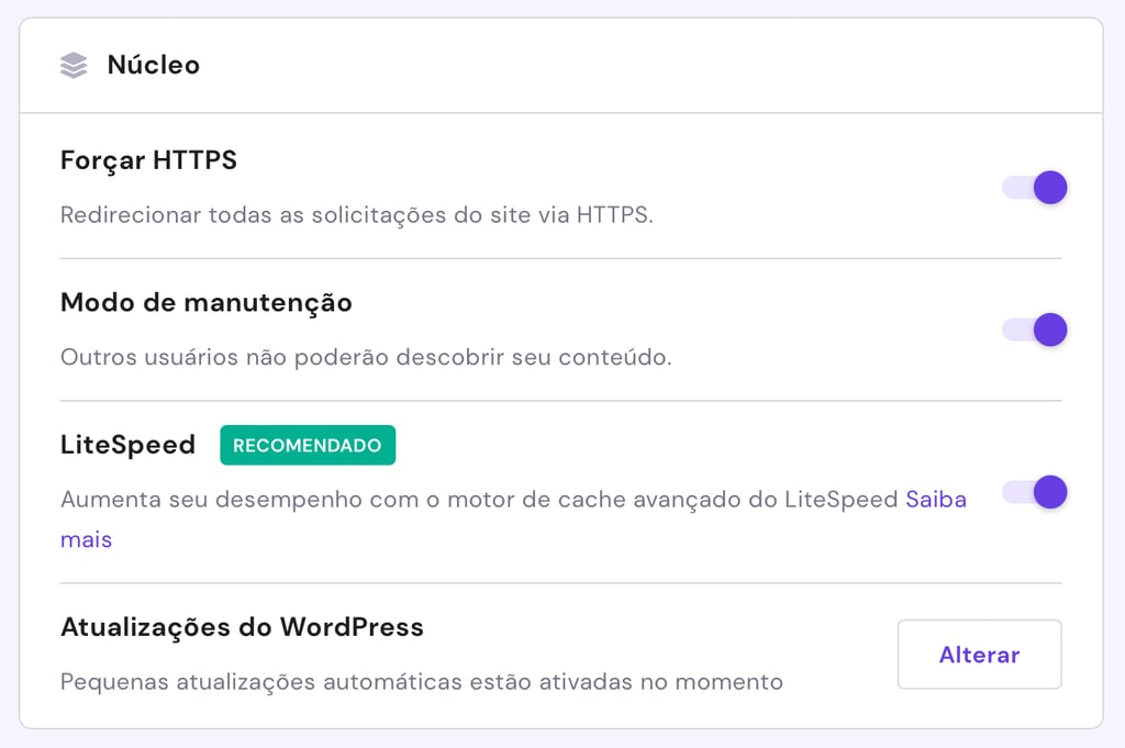 ativar modo de manutenção no wordpress