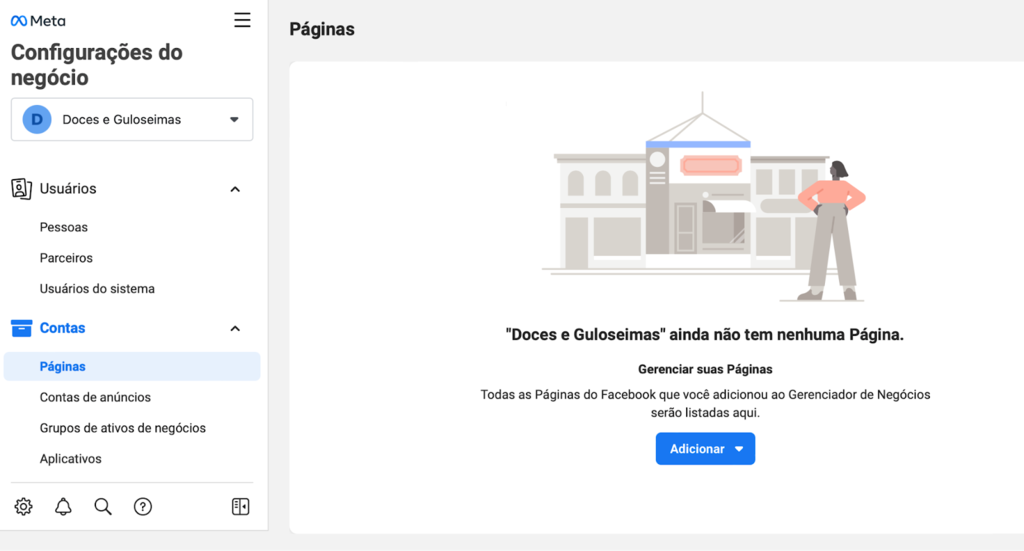 criando p&aacute;gina para seu neg&oacute;cio no facebook