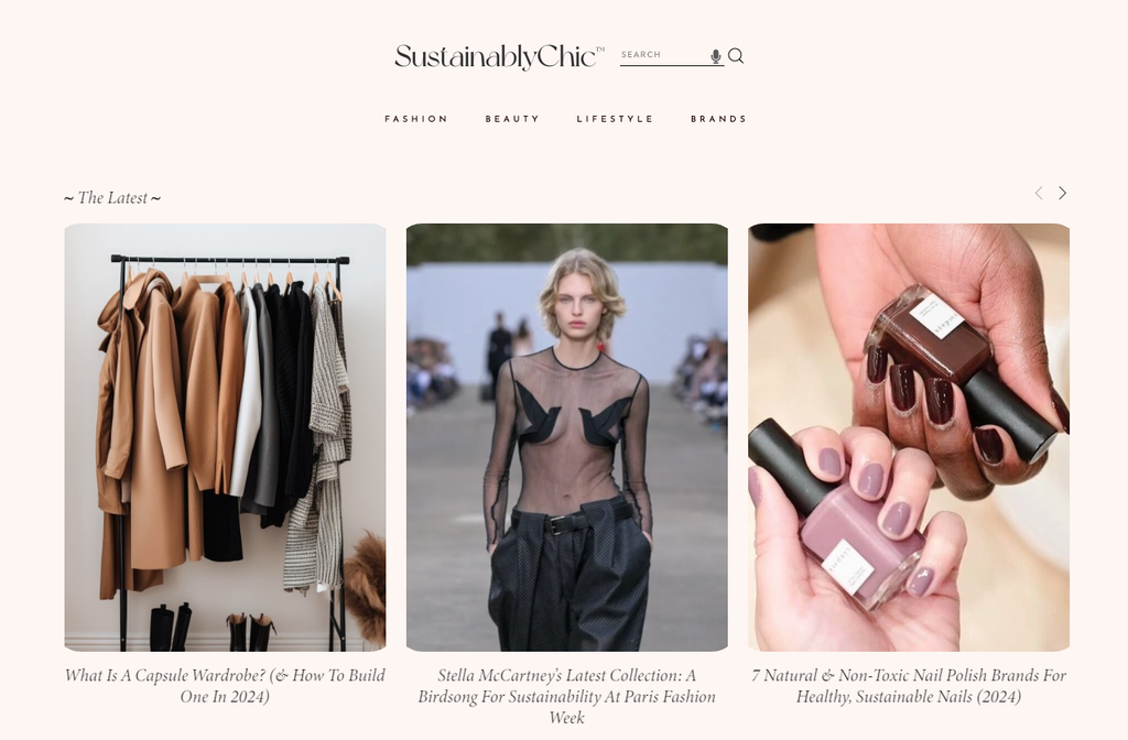 site sustainably chic