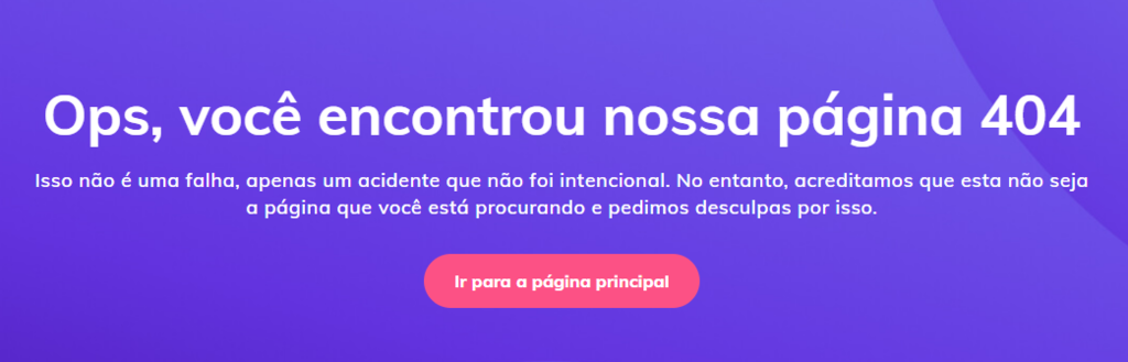 erro 404 da p&aacute;gina da Hostinger informando falha ao localizar recurso