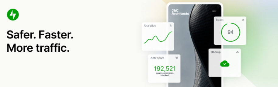 Banner do plugin Jetpack