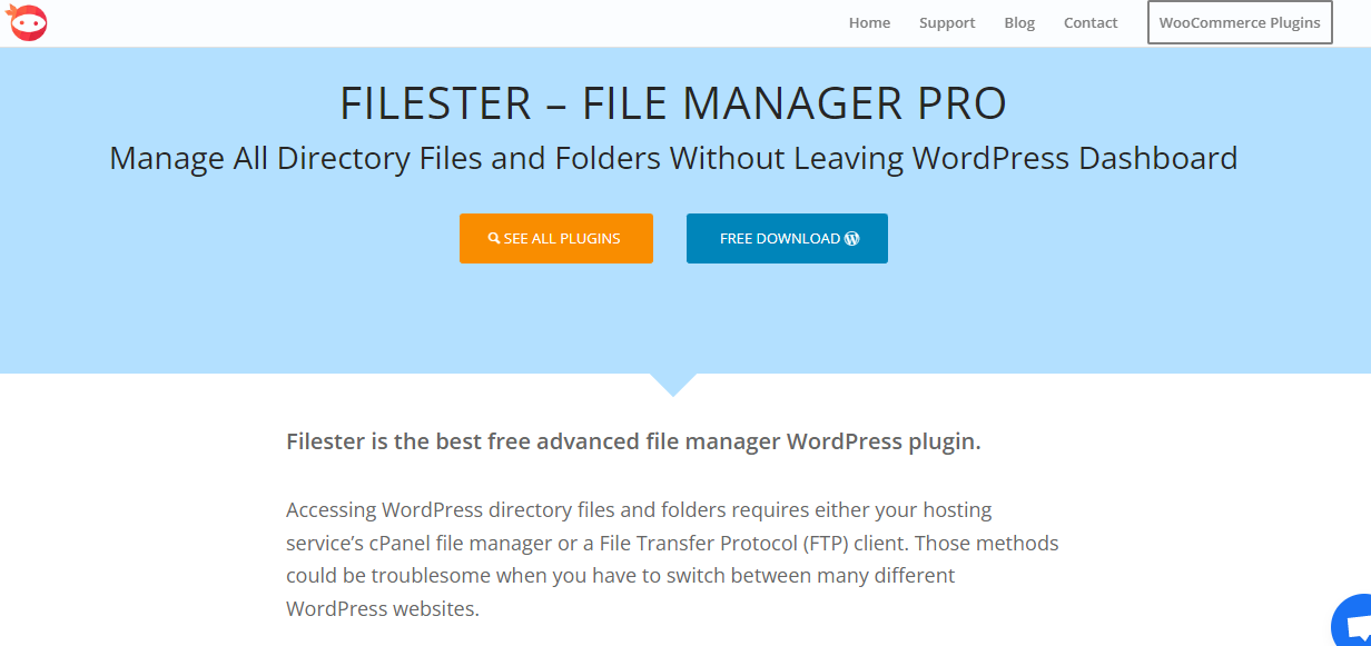 Banner do plugin Filester