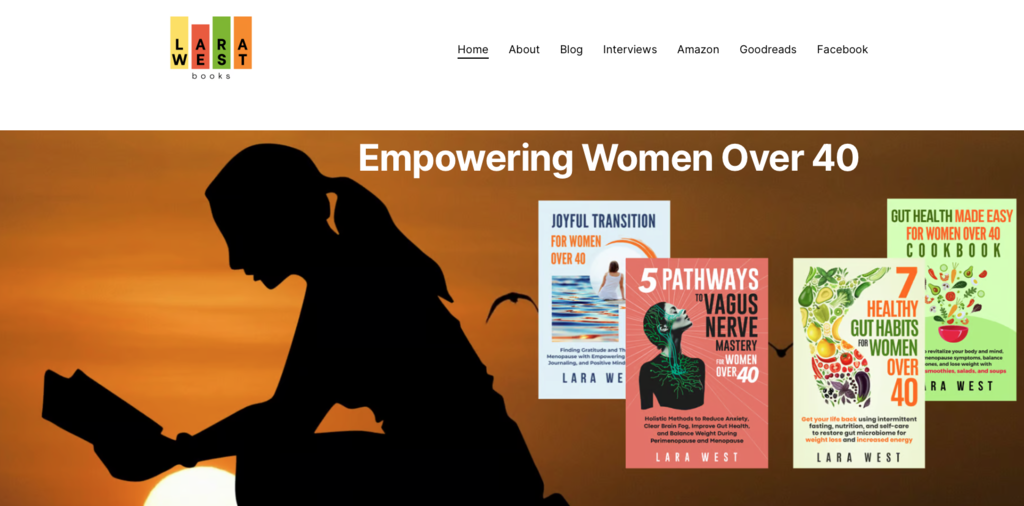 e-commerce da autora lara west