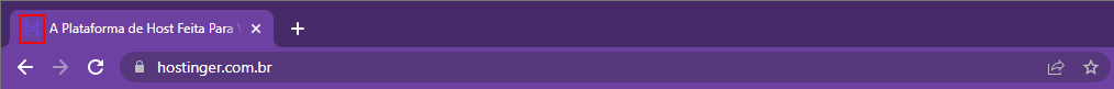 Favicon do site da Hostinger Brasil