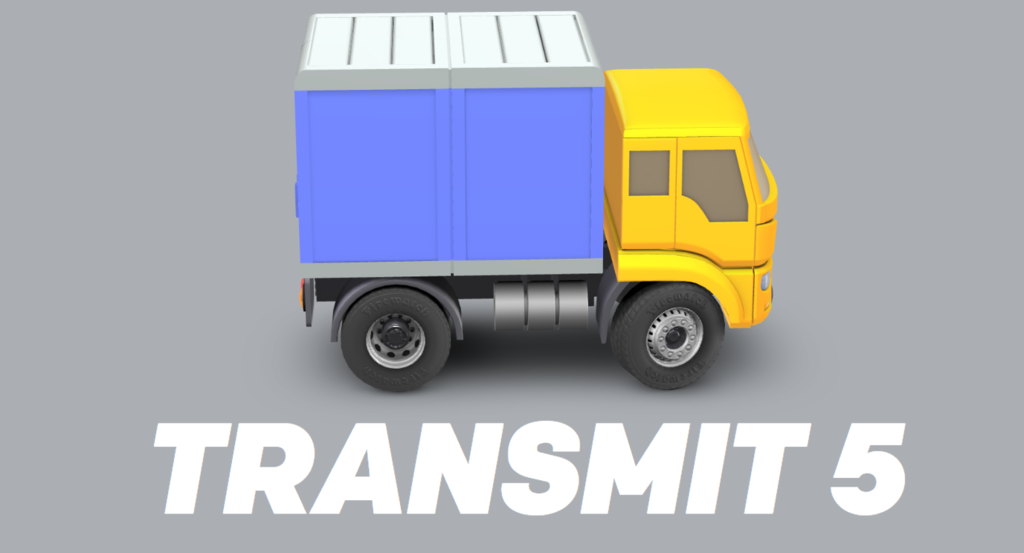 Captura de tela do banner da página inicial do cliente FTP Transmit