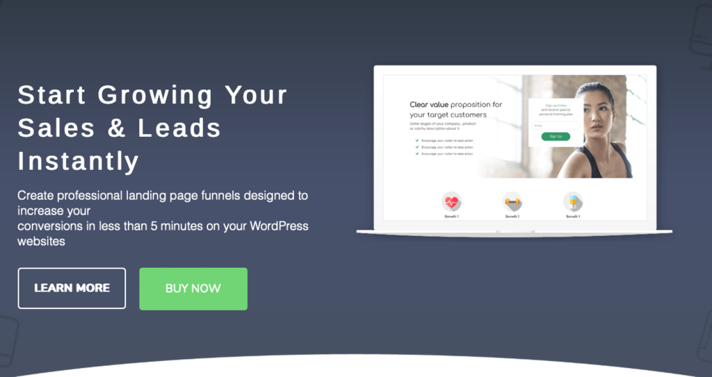 página inicial do pluginops na web