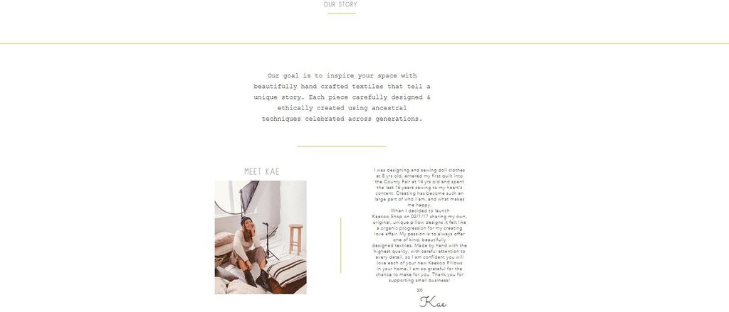 exemplo da p&aacute;gina "nossa hist&oacute;ria"