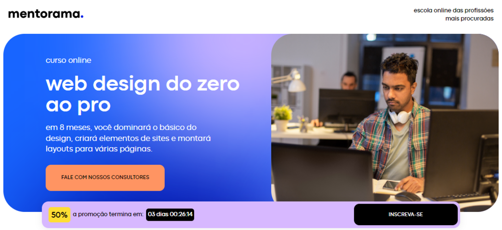 certificação de design de websites mentorama