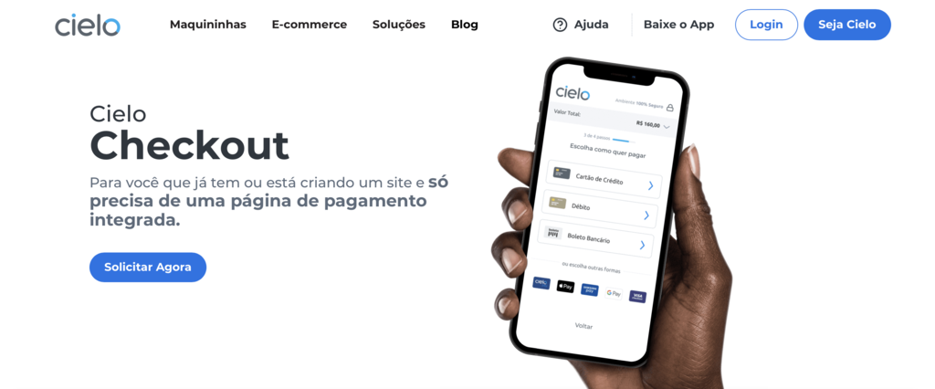 site do cielo checkout