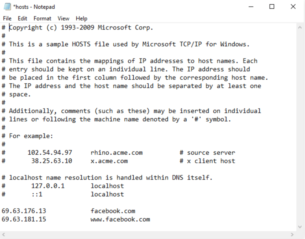 editando arquivo hosts no windows