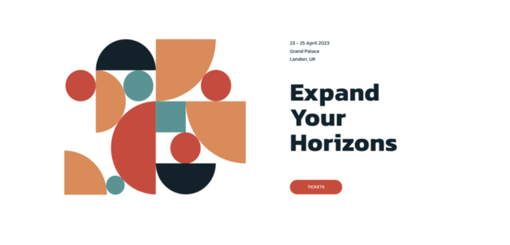 site expand your horizons com design de p&aacute;gina &uacute;nica