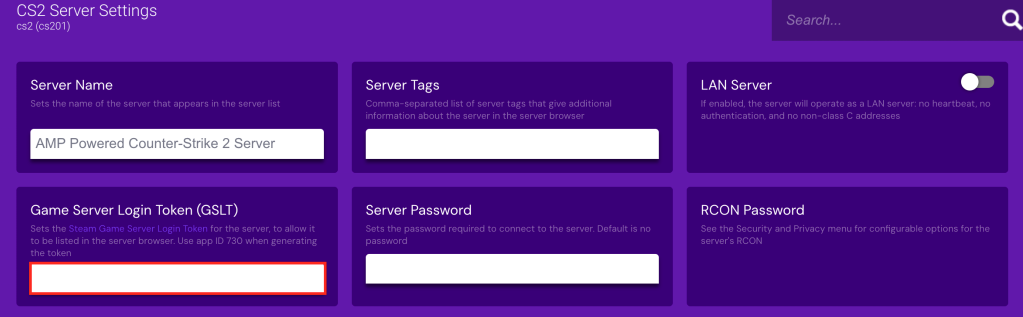 gerando game server service token da steam para cs2