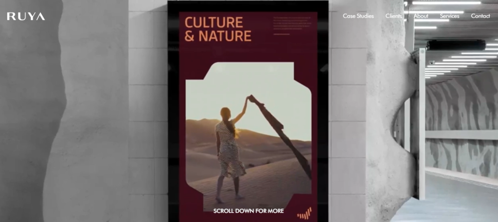 captura do site da ag&ecirc;ncia rua