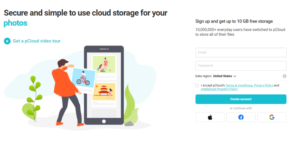 provedor cloud pCloud