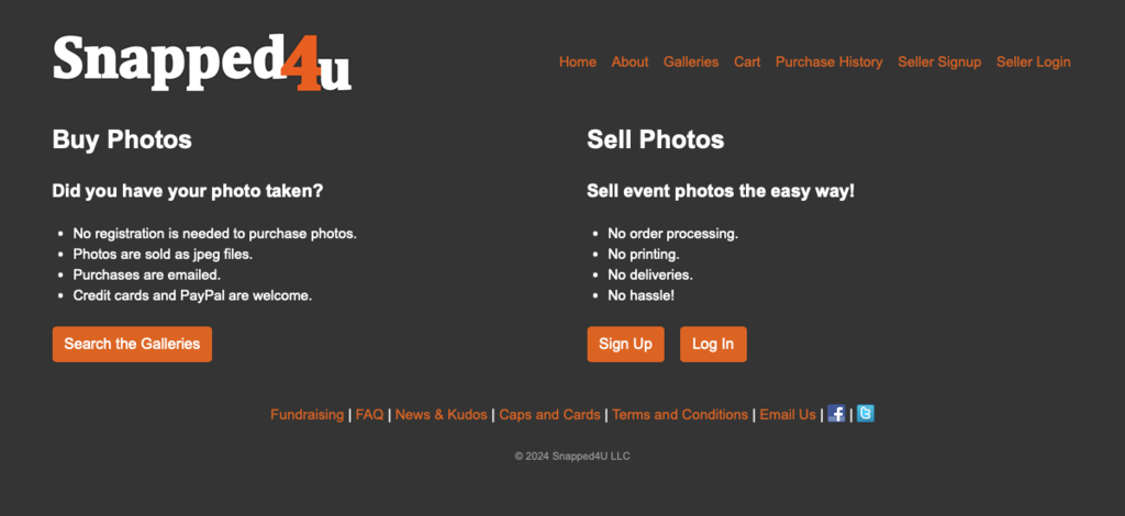 site oficial do servi&ccedil;o snapped4u