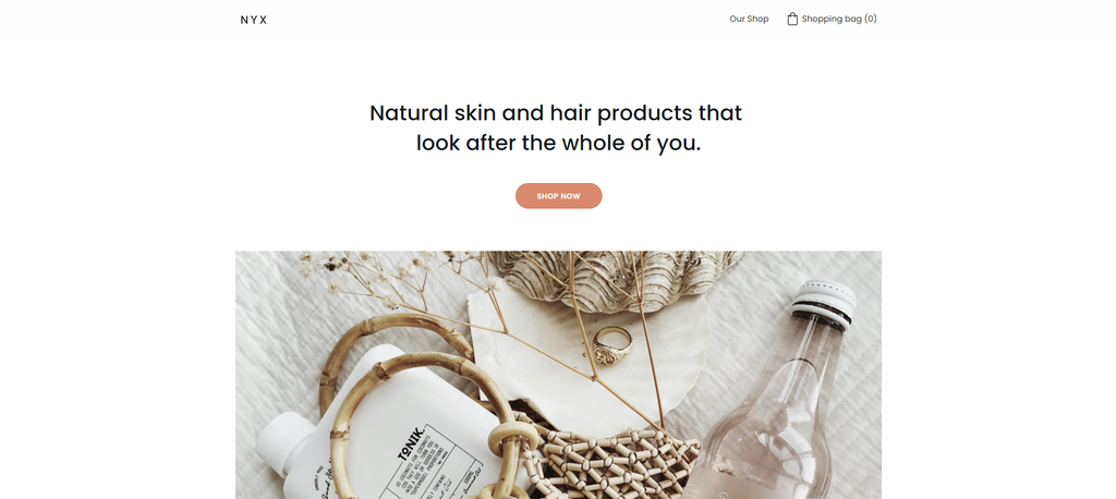 template para lojas virtuais nyx