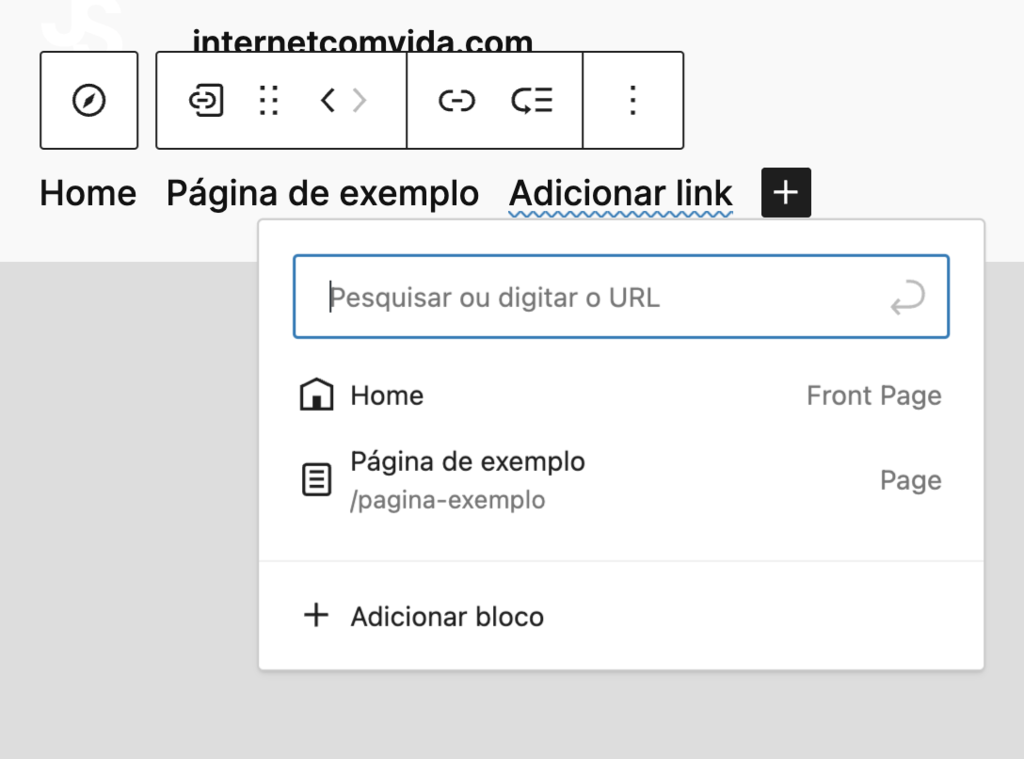 Local para Adicionar novos itens ao menu