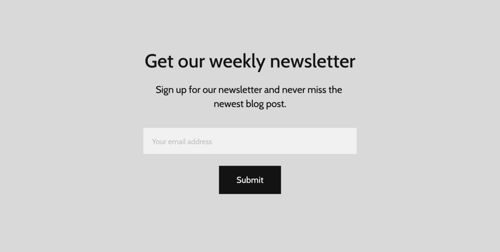 se&ccedil;&atilde;o para se inscrever na newsletter do site cupid club