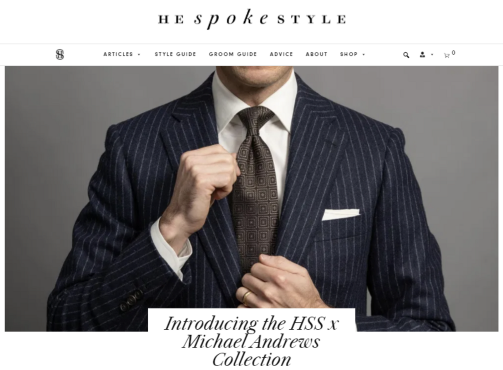 he spoke style