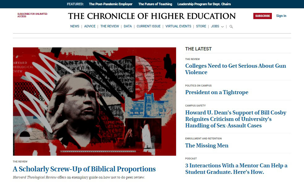 the chronicle of higher education