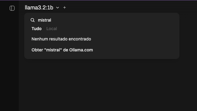 adicionando novo modelo no ollama