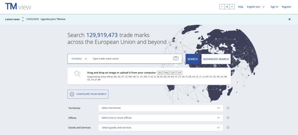 tmview, para checar se o nome de uma empresa já está disponível
