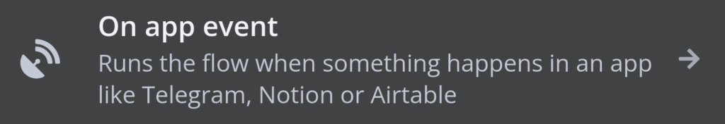 A sele&ccedil;&atilde;o de gatilho n8n mostra a op&ccedil;&atilde;o 