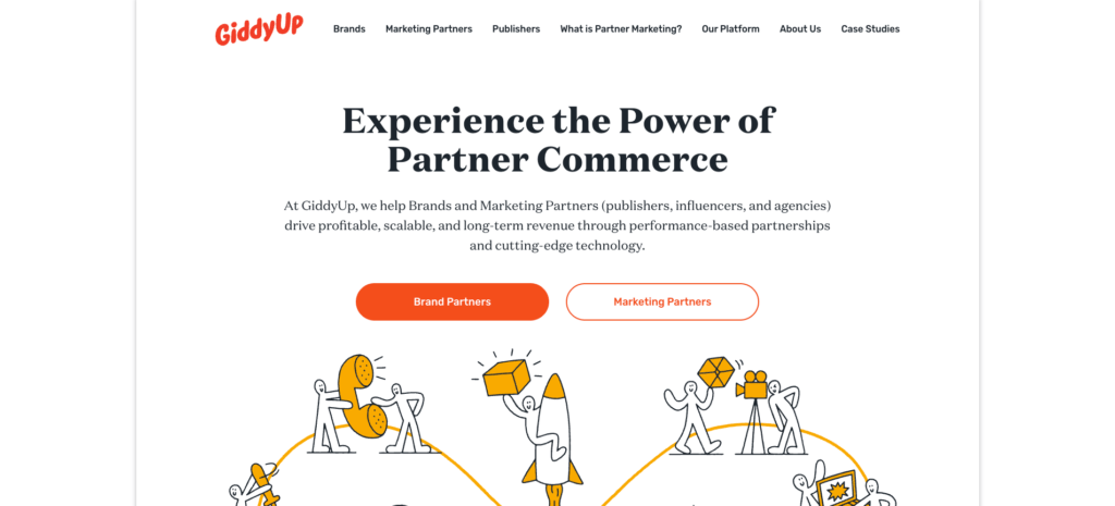 P&aacute;gina inicial do GiddyUp