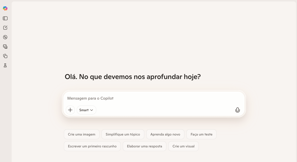 página do microsoft copilot