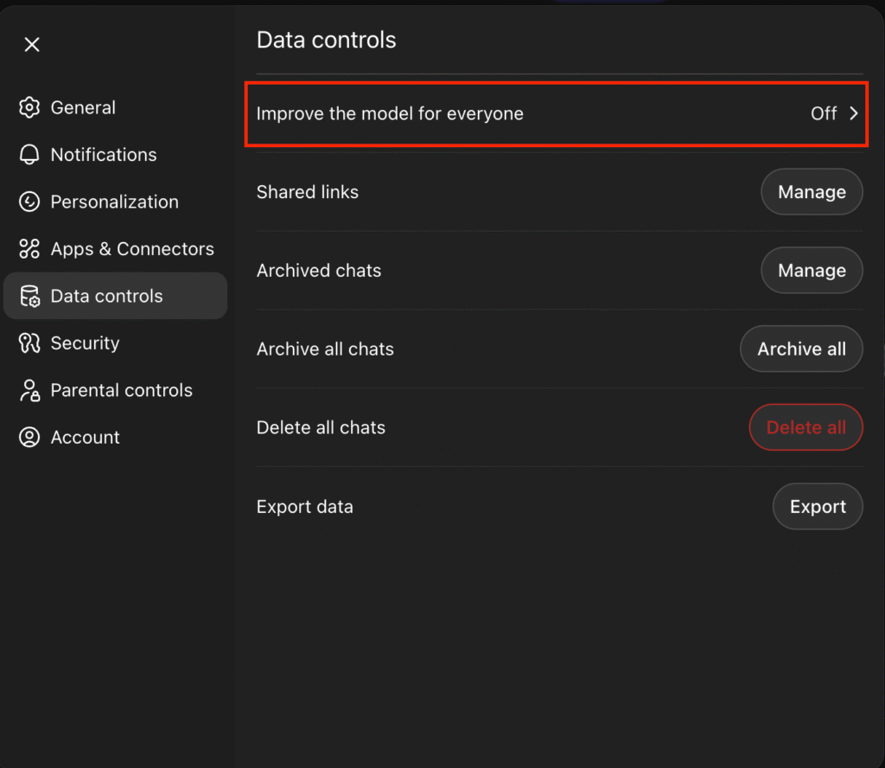 Op&ccedil;&atilde;o de configura&ccedil;&otilde;es 