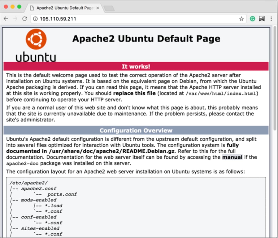 Como instalar LAMP no Ubuntu: Instalando LAMP no Ubuntu - Página padrão do Apache 2
