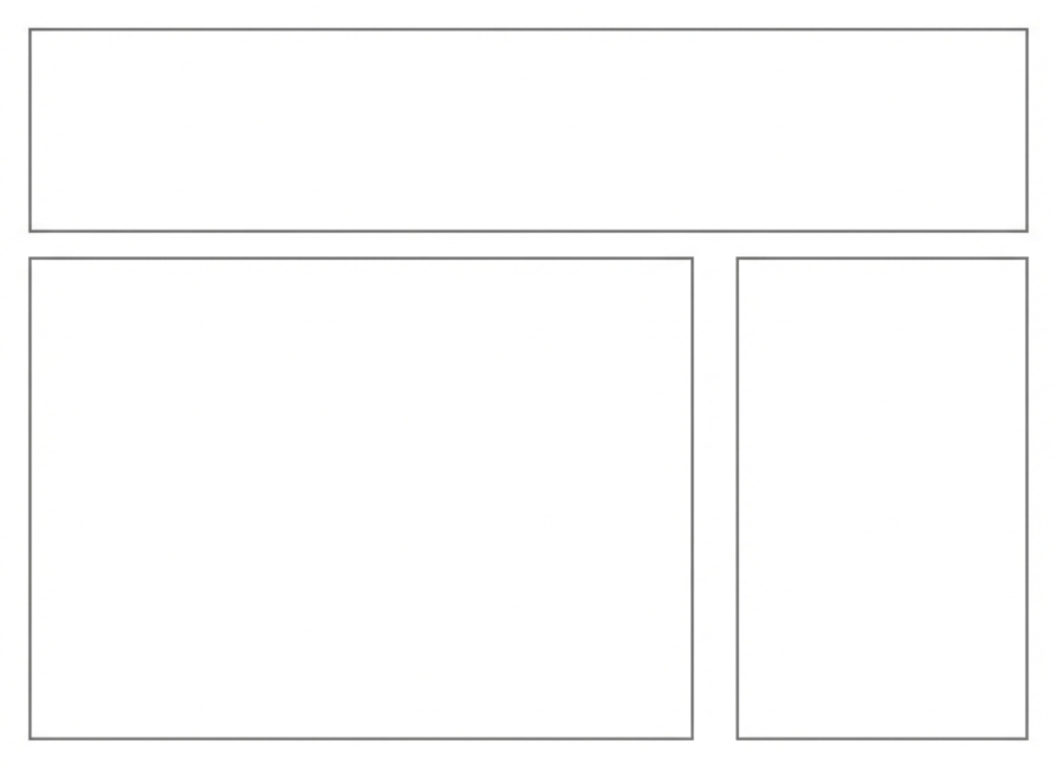 Exemplo de um wireframe