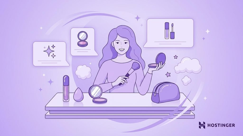 Ideias fofas para nomes de negócios de maquiagem