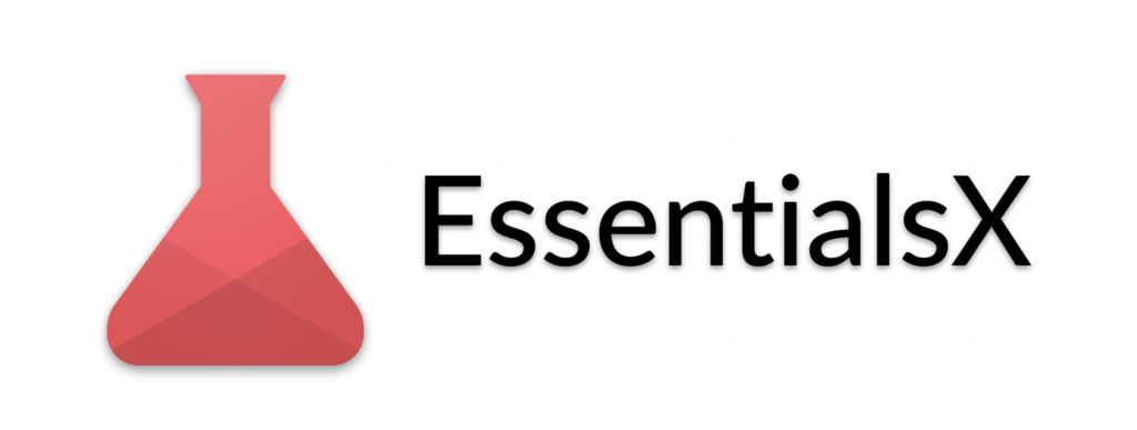 Plugin EssentialsX para Minecraft, um conjunto de ferramentas para administra&ccedil;&atilde;o de servidores
