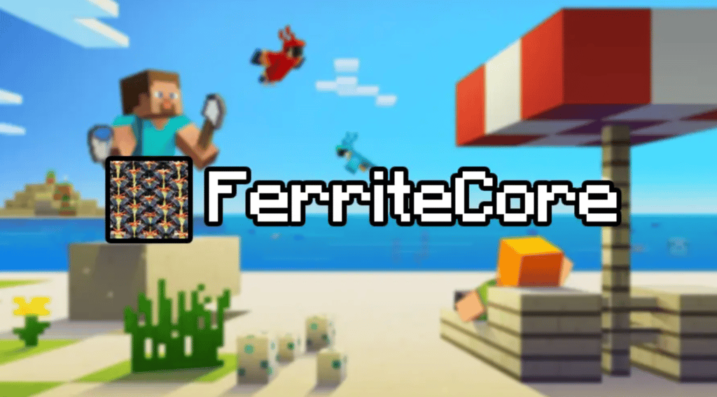 Mod FerriteCore para Minecraft, que reduz o uso de RAM em servidores com mods
