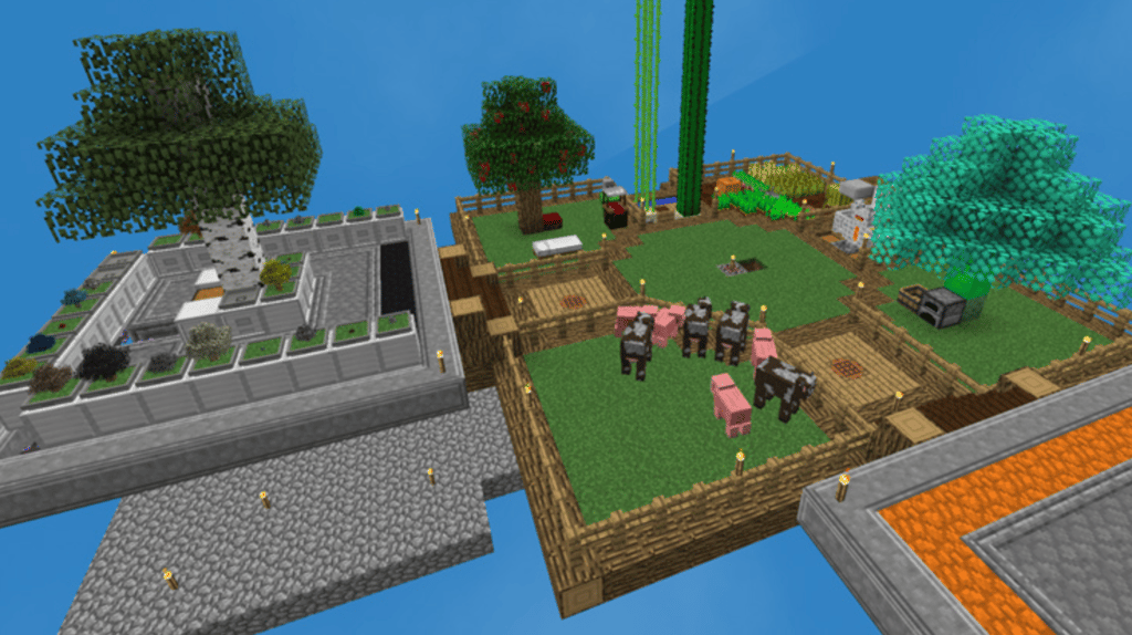 Modpack SkyFactory 4 para Minecraft, voltado &agrave; automa&ccedil;&atilde;o no estilo skyblock