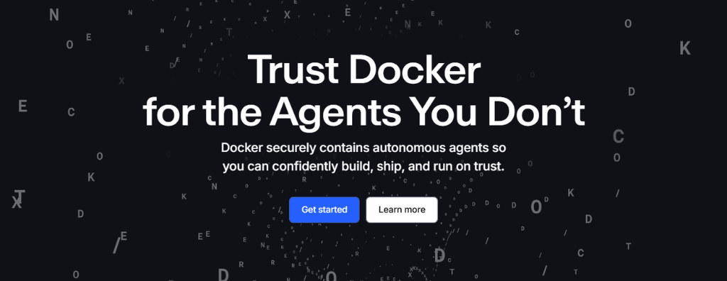P&aacute;gina inicial oficial do Docker