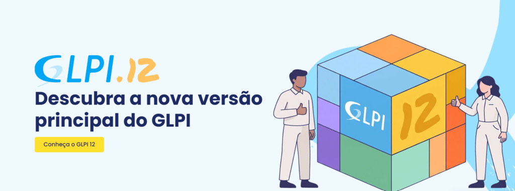 P&aacute;gina inicial oficial do GLPI